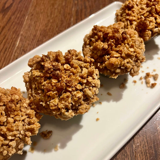Muffins protéinés aux pois chiches, carottes et bananes