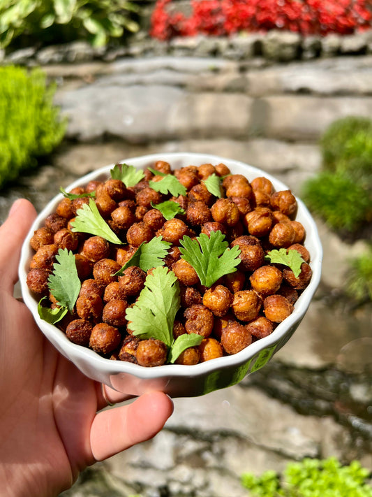 Pois chiches croustillants au chipotle et lime (Air Fryer)