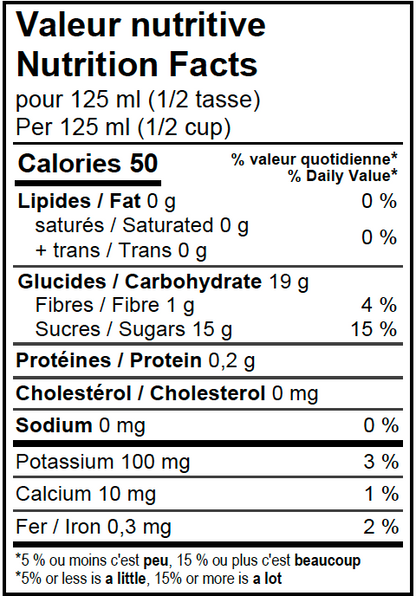 Compote de pommes biologique